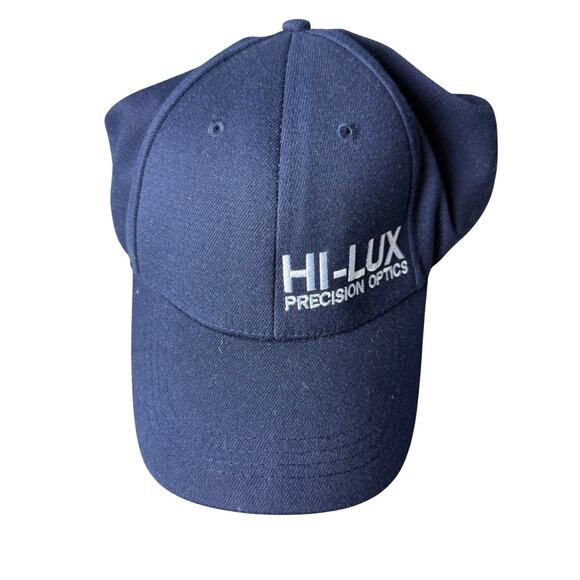 Hi-Lux Precision Optics Navy Embroidered Graphic Print Cap Hat - Picture 1 of 6
